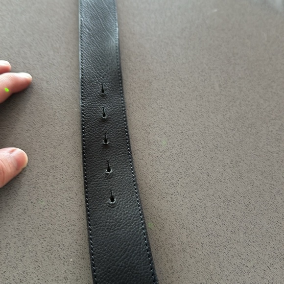 Paciotti black leather belt size 105 cm - Picture 3 of 3